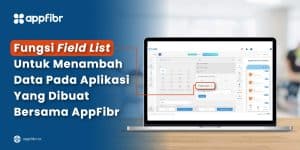 Field list pada data aplikasi