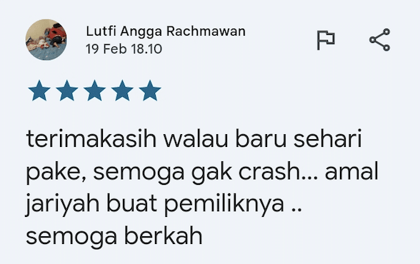 Testimoni 008 - Google Play Store
