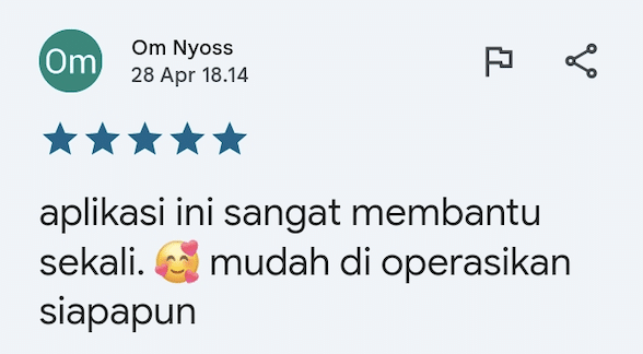 Testimoni 009 - Google Play Store